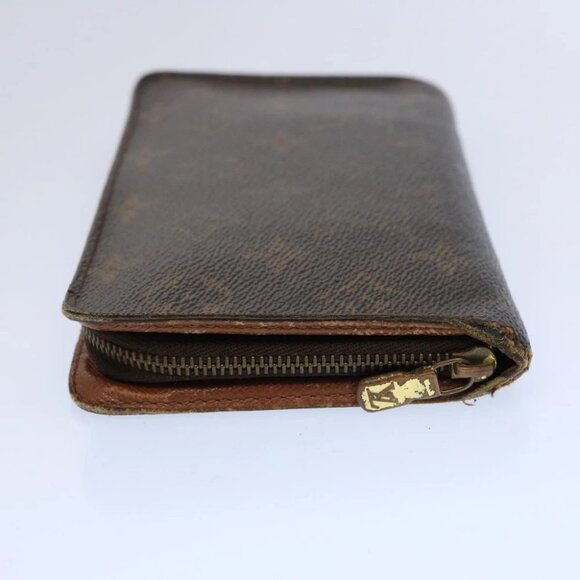 LOUIS VUITTON Monogram Porte Monnaie Zip Long Wallet M61727 LV Auth 62324 - Picture 4 of 16